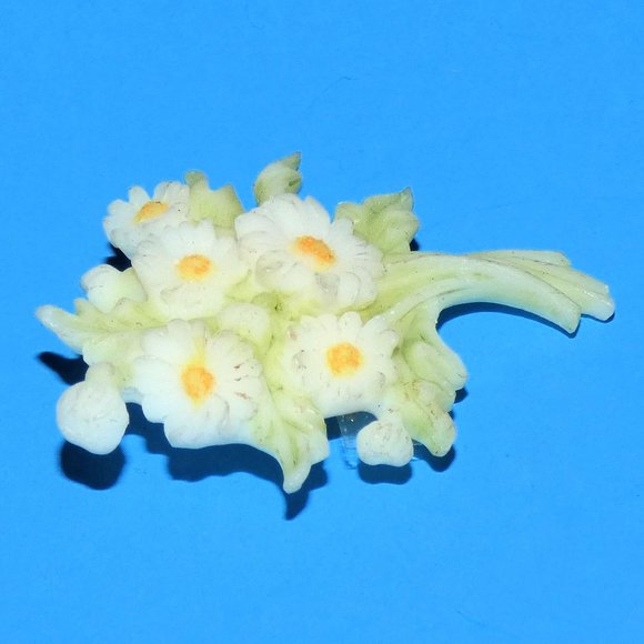 Vintage Seraphim Classics DAISY BOUQUET Brooch Pin 2001 Roman Inc Spring Flowers - Picture 3 of 7